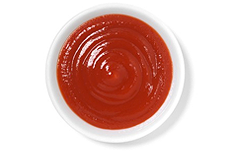Beker ketchup klein
